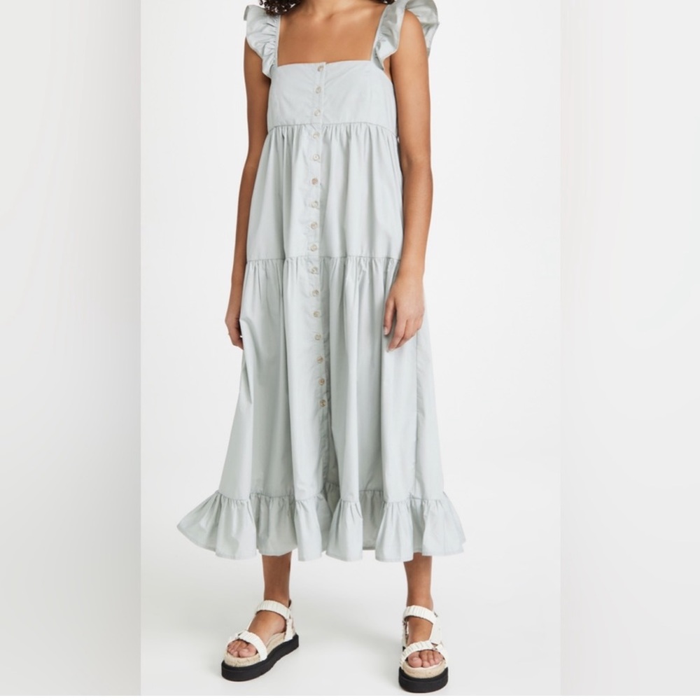 En Saison Tiered Midi Dress